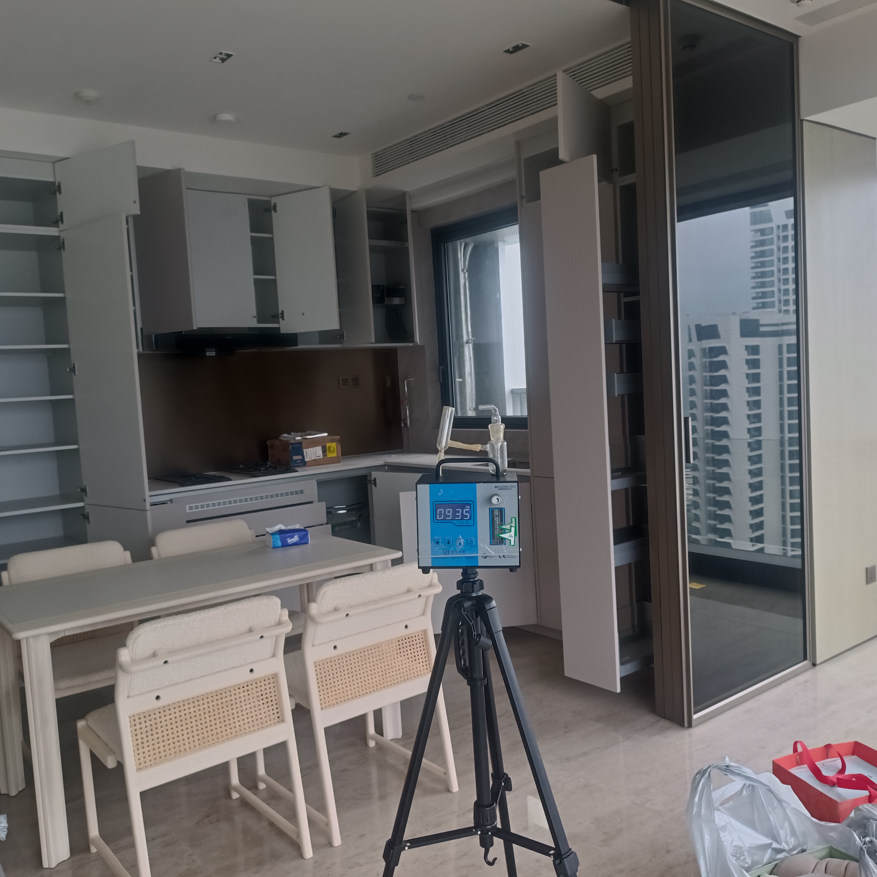 中山丽丰棕榈彩虹新房甲醛检测